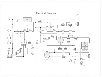 Engineering diagram template